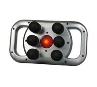 Pistola de masaje de cabeza múltiple, masajeador de percusión profesional con 6 accesorios para relajación muscular, pistola de masaje de espalda eléctrica silenciosa para cuello, hombros, piernas y