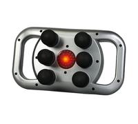 Pistola de masaje de cabeza múltiple, masajeador de percusión profesional con 6 accesorios para relajación muscular, pistola de masaje de espalda eléctrica silenciosa para cuello, hombros, piernas y