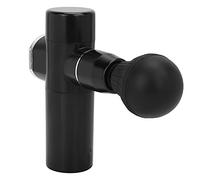 Pistola de Masaje Masajeador Muscular Ajustable Eléctrico Herramienta de Masajeador Vibración Fascia Pistola Masajeador de Mano Fascia Tejido Profundo para Cuello Hombro Volver(negro)