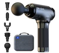 Pistola de Masaje Muscular, Bob and Brad T2 Masajeadora Tejido Profundo con 10mm de Amplitud, Portátil Actualizada de 4000 mAh Masajeador Eléctrico de Mano, Terapia y Alivio de Dolor para Atletas