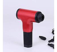 Pistola De Masaje Muscular, Masajeador Eléctrico Portátil, Masajeador De Vibración Muscular Ultra Silencioso Con Cabeza De Masaje