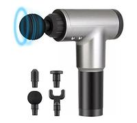 Pistola de Masaje Muscular Massage Gun Portátil de Mano | Aliviar Tensión, Dolor de los Músculos con este Martillo Masajeador con 4 Cabezales y 6 velocidades