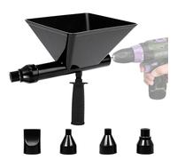 Pistola de Mortero Eléctrica con 4 Boquillas, Máquina de Lechada para Paredes de Cemento, Pistola Aplicadora de Lechada de Cemento, Herramienta de Lechada para Decoración de Paredes y Pisos