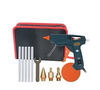 Pistola de pegamento caliente Bolsa de herramientas para pistola de pegamento Pistola de pegamento termofusible Boquilla de cobre para barra de pegamento de 11 mm Manualidades caseras Pistola caliente