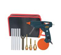 Pistola de pegamento caliente Bolsa de herramientas para pistola de pegamento Pistola de pegamento termofusible Boquilla de cobre para barra de pegamento de 11 mm Manualidades caseras Pistola caliente