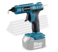 Pistola de Pegamento Caliente, Compatible con Makita 18 V, 100W Pistola de Pegamento con 20pcs Barras, Juego de Pistola de Silicona Para la Escuela Arte de Bricolaje (Sin batería)