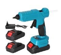Pistola de Pegamento Caliente Inalámbrica de Calentamiento Rápido para Batería Makita de 18V, Kit de Pistola de Pegamento con Boquilla Anti-Quemaduras de 11mm, Herramienta de Soldadura de Adhesivo Two