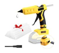 Pistola de pegamento caliente inalámbrica Dewalt 18 V/20 V, 100 W, 30 barras 11 mm para reparación, manualidades, arte