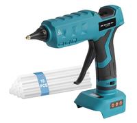 Pistola de pegamento caliente inalámbrica para Makita 18 V, batería de 11 mm, tiempo de calentamiento rápido, versátil y precisa boquilla de cobre para proyectos de bricolaje, manualidades y