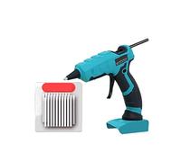Pistola de pegamento caliente Pistola de pegamento termofusible con 30 barras de pegamento de 7 mm Mini pistolas Temperatura de calor Herramienta de reparación termo eléctrica para batería Es compacto