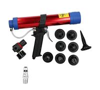 Pistola de pegamento de vidrio, aplicador de calafateo neumático, ahorro de mano de obra, 300 mm para aplicaciones arquitectónicas (Estilo estadounidense)