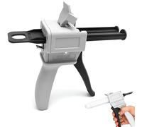 Pistola de Pegamento Epoxi AB 50ml, Pistola Dispensadora de Mezcla, Mango Adhesivo Gun 1:1 y 2:1, Pistola Dispensadora de Extensión de Mango