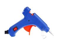 Pistola De Pegamento Fusión En Caliente 20W Con Barra Transparente 7MM, Mini Eléctrica Temperatura Calor EE. UU./UE, Herramienta Reparación Especial Sti Calentamiento RáPido(Set 1)