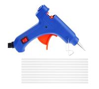 Pistola De Pegamento Fusión En Caliente 20W Con Barra Transparente 7MM, Mini Eléctrica Temperatura Calor EE. UU./UE, Herramienta Reparación Especial Sti Calentamiento RáPido(Set 3)