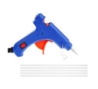 Pistola De Pegamento Fusión En Caliente 20W Con Barra Transparente 7MM, Mini Eléctrica Temperatura Calor EE. UU./UE, Herramienta Reparación Especial Sti Calentamiento RáPido(Set 2)