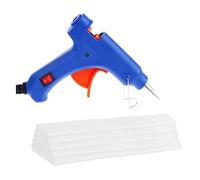 Pistola De Pegamento Fusión En Caliente 20W Con Barra Transparente 7MM, Mini Eléctrica Temperatura Calor EE. UU./UE, Herramienta Reparación Especial Sti Unión Rápida Fiable(Set 5)