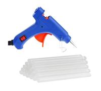 Pistola De Pegamento Fusión En Caliente 20W Con Barra Transparente 7MM, Mini Eléctrica Temperatura Calor EE. UU./UE, Herramienta Reparación Especial Sti Calentamiento RáPido(Set 4)