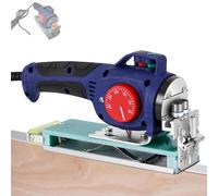 Pistola de Pegamento Manual portátil de la Pistola de Pegamento del Borde del derretimiento Caliente 800W Ajustable 50-300C para la carpintería de Bordes Rectos curvados Herramienta compacta