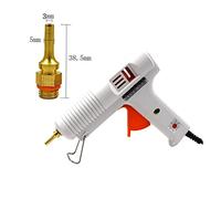Pistola de Pegamento, Pistola de pegamento de fusión en caliente de 150W, diámetro de 11mm, temperatura ajustable, boquilla de cobre, calentador, bozal, herramienta de reparación artesanal(3)