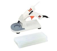 Pistola de pegamento termofusible con varilla de 7 mm/11 mm, herramienta térmica para el hogar, la escuela y el bricolaje, con soporte, calentamiento rápido (N-113-W20)