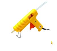 Pistola de pegamento termofusible de 150 W con 10 barras blancas de 11 mm x 200 mm y temperatura ajustable inteligente, Barra de pegamento no incluida.