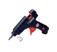 Pistola de pegamento termofusible de 20 W, barras de pegamento de 7 mm, miniherramienta de reparación de temperatura térmica eléctrica for bricolaje, industrial(Black)