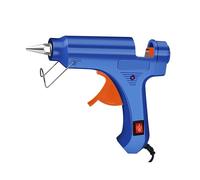 Pistola de pegamento termofusible de 20 W con barras de pegamento, mini pistolas industriales, herramienta termoeléctrica de temperatura de calor con varillas de 7 * 100 mm (color con varillas de 5 pi