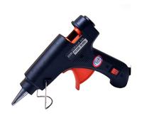 Pistola de pegamento termofusible de 20 W, minipistolas industriales domésticas, herramienta de reparación termoeléctrica de temperatura, uso de barras de 7 mm de calentamiento rápido (pisto