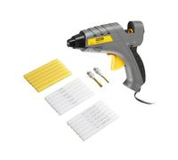 Pistola de pegamento termofusible de doble temperatura Stanley DualMelt Professional de 40 W (juego de 6) - GR100