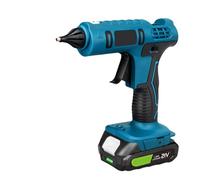 Pistola de pegamento termofusible eléctrica de 100 W, pinza de pegamento eléctrica inalámbrica, barra de pegamento de 11 mm, pistola de aire caliente for soldadura por fusión en caliente for batería