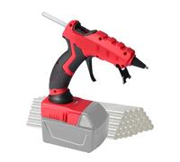 Pistola de pegamento termofusible inalámbrica con 30 barras de pegamento de 7mm, herramienta de reparación de calor eléctrica for manualidades DIY, Barra de pegamento no incluida.