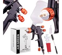 Pistola de pintura con boquilla HVLP de 2,5 mm Pistola pulverizadora de tanqu...