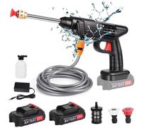 Pistola de Pulverización Eléctrica Inalámbrica de Alta Presión, Lavadora de Autos, Generador de Espuma, Herramienta Eléctrica para Batería Makita de 18V With 2XBattery