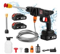 Pistola de Pulverización Inalámbrica de Alta Presión de 200 W y 50 Bares, Lavadora de Autos, Pistola de Lavado, Herramienta Eléctrica para Limpieza de Jardín, Compatible con Batería Makita de 18 V Wit