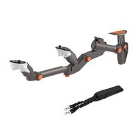 Pistola de realidad virtual ajustable compatible con Meta Quest 3/Quest 3S Gun Stock, fijación magnética, longitud ajustable, ángulo de paso y guiñada del controlador sintonizable, hecho para la serie