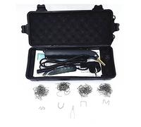 Pistola de reparación plástico, grapadora caliente, parachoques, pistola soldadura, soldador, fusión en, uñas, grapas hierro for soldar(A)