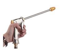 Pistola de Riego Metal Pistola de Agua para Jardín 4 Modos Ajustables Pistola Manguera Jardin Boquilla de Agua de Alta Presion para Lavado de Autos Riego de Plantas,Baño de Mascotas