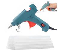 Pistola de Silicona Caliente,Pistola de Pegamento Caliente,30W Pistola de Pegamento,Mini Pistola de Silicona Caliente,Con 30 barras de pegamento termofusible para pequeñas artesanías de bricolaje