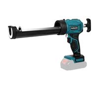 Pistola de silicona eléctrica, 21 V, pistola de cartucho inalámbrica con luz LED, 4 velocidades, 300 ml, juntas eléctricas para sellar, calafatear, sellar (sin batería)