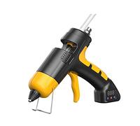 Pistola de silicona, Pistola de pegamento de fusión en caliente con batería de litio inalámbrica de 60w, pantalla Digital, temperatura ajustable, uso de barra de pegamento de 7mm, herramienta de repar