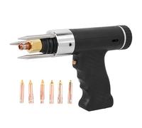 Pistola de Soldadura por Puntos de Descarga de Condensador, Pistola de Soldar, Soldador de Pernos, Pistola de Soldadura por Puntos, Antorcha de Soldadura por Puntos con 6 Pinzas