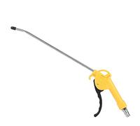 Pistola de soplado de aire, mini pistola ligera de aleación de aluminio de 1 piezas con pistola neumática Accesorio de soplado de aire con una junta para limpiar lugares es