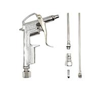 Pistola de soplado de aire - Plumero con boquilla de 25,4 cm, amplia aplicación | Plumero de boquilla de compresor de aire industrial con construcción de metal resistente, limpiador de pistola de sopl