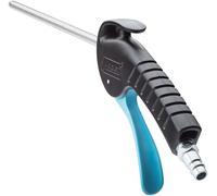 Pistola de soplado HAZET 9040P-2 I 280 mm recta, boquilla larga, 6 bar de presión de trabajo con mango ergonómico I para la eliminación rápida de virutas u otros objetos extraños
