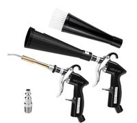 Pistola de soplado seco, pistola de limpieza de aire comprimido, pistola de limpieza interior con efecto torbellino, aleación de aluminio de alta presión pistola de soplado de aire para asientos