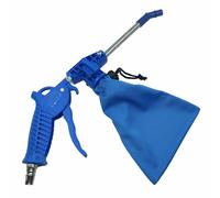Pistola de soplado y succión de doble propósito para compresor, pistola neumática de aire, soplador de aire de 1/4 pulgadas NPT con bolsa de almacenamiento de polvo