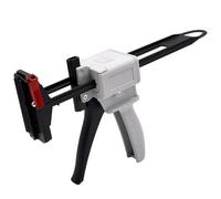 Pistola de tubo de pasta de dientes: exprimidor manual de pasta de dientes obtiene hasta la última gota de tubos de 45 a 3.53 oz, dispensador para pegamento, sellador, pintura y más (1 unidad, negro)