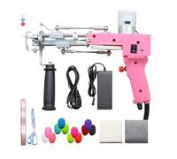 Pistola de Tufting 2 en 1, juego pistola eléctrica for alfombras, Tapis for, tejer, máquina flocadas Para uso doméstico