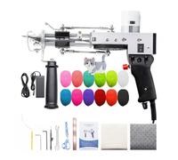Pistola de Tufting 2 en 1, juego pistola eléctrica for alfombras, Tapis for, tejer, máquina flocadas Para uso doméstico