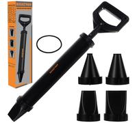 Pistola de vacío para piedra de lechada y placas + 4 accesorios 850 ml de negro